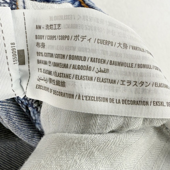 Abercrombie & Fitch Blue Straight Leg Jeans - Picture 6 of 9